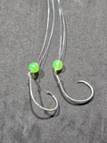 Iridescent Green Bead Rig