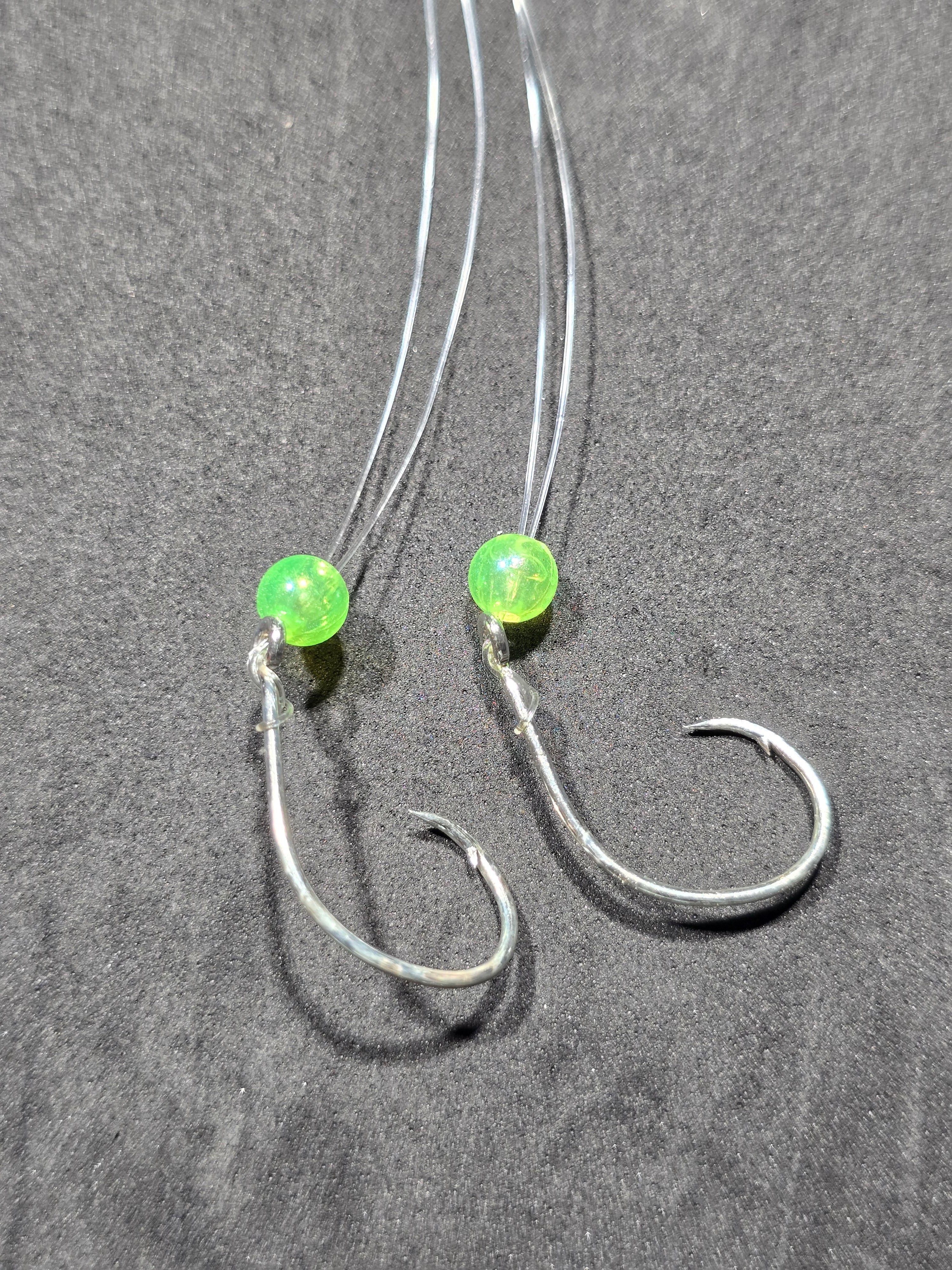 Iridescent Green Bead Rig